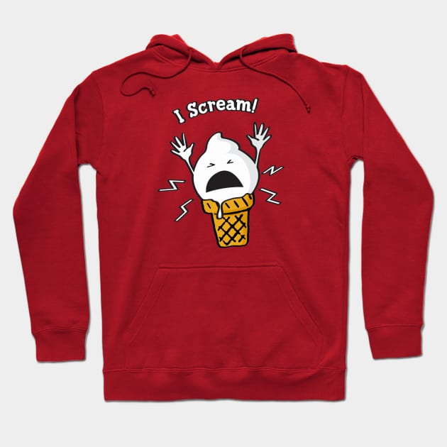 i scream Hoodie by denufaw